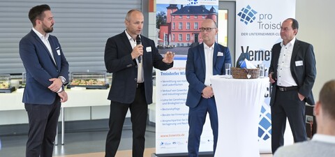 Unternehmerfrühstück bei den Rhein Sieg Werkstätten – verlässlicher Partner für Industrie und andere Branchen